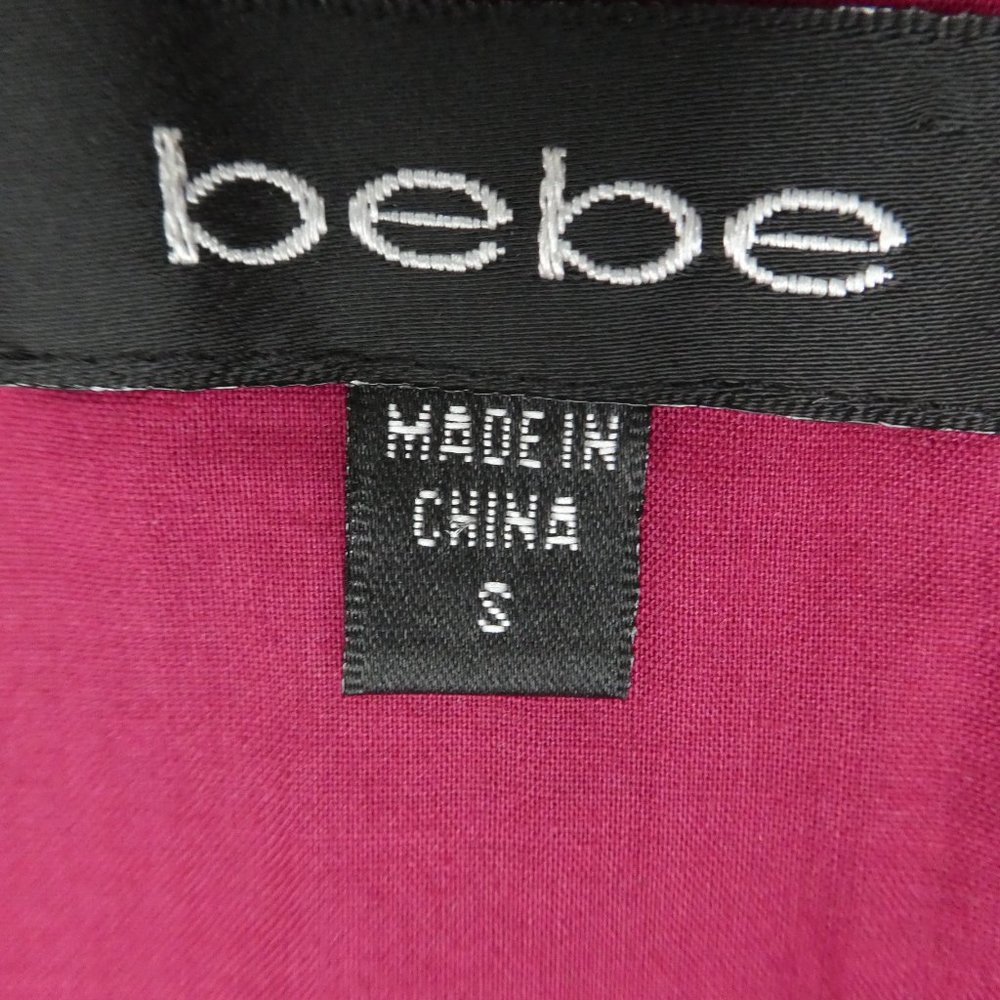 SOLD Bebe Maxi Floral Lace Overlay Skirt Burgundy Silk Ribbon Trim Raisonette - Picture 9 of 10